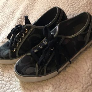 Black & Gray Coach Shoes